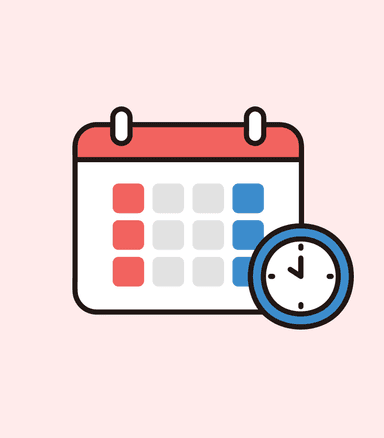 カレンダーと時計